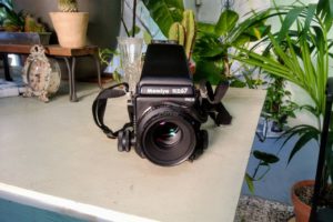 山口さんが初めて買ったカメラ、「Mamiya RZ67」