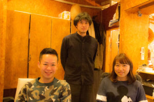 水田さん（左）、齊藤さん（中央）、スタッフの長峰さん（右）